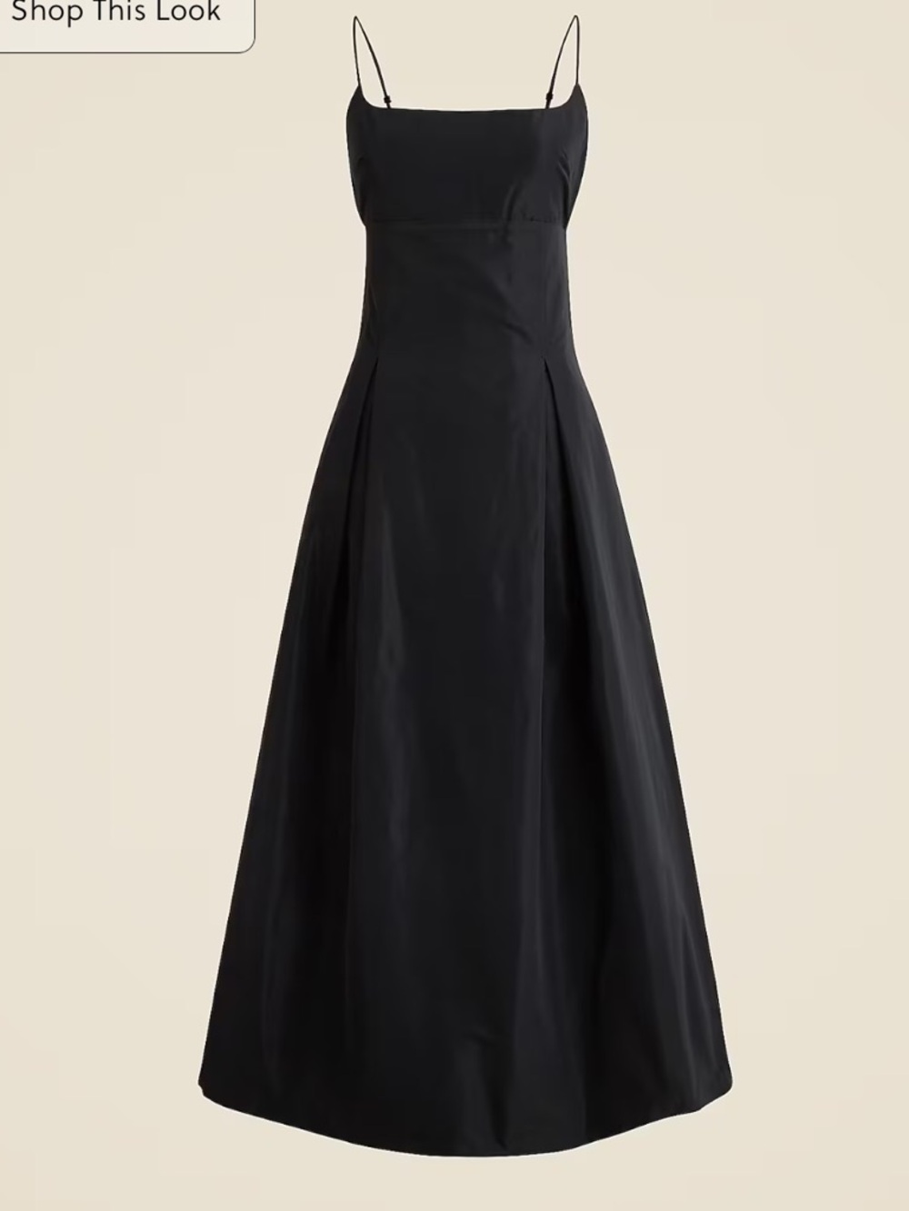 J.Crew Collection Pleated Taffeta Midi  Black Size 4 Wedding CBK Prom Formal NWT - Picture 2 of 13